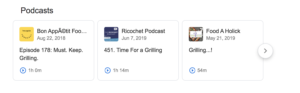 Podcasts - desktop