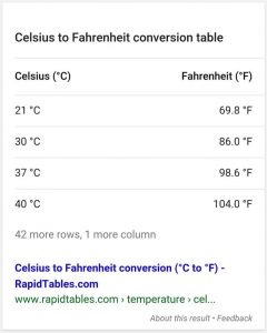 Answers (table) - mobile